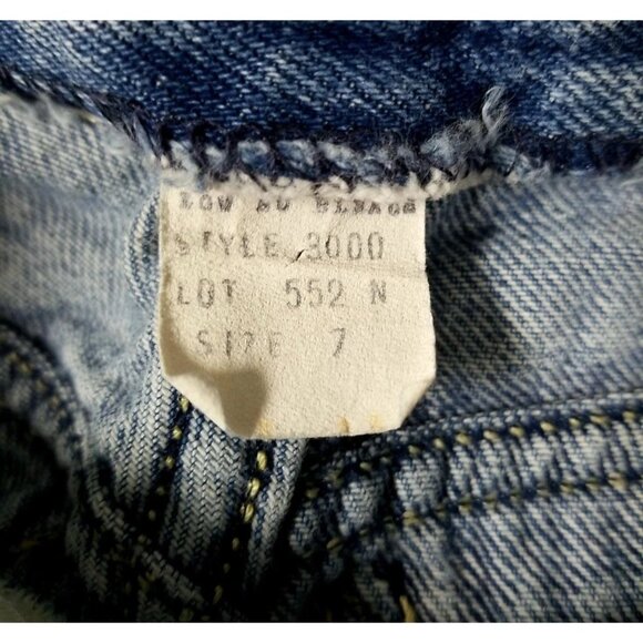 Sasson Vtg High Waisted Pleated Mom Jeans, Size 7, 1980s 80s Light Wash Retro - Picture 6 of 6